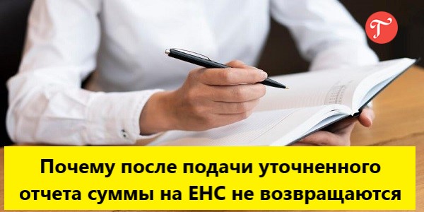 После подачи уточненки на уменьшение сальдо ЕНС может еще 3 месяца не меняться